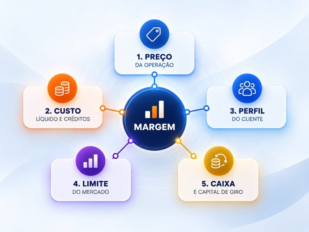 cinco contas da precificação