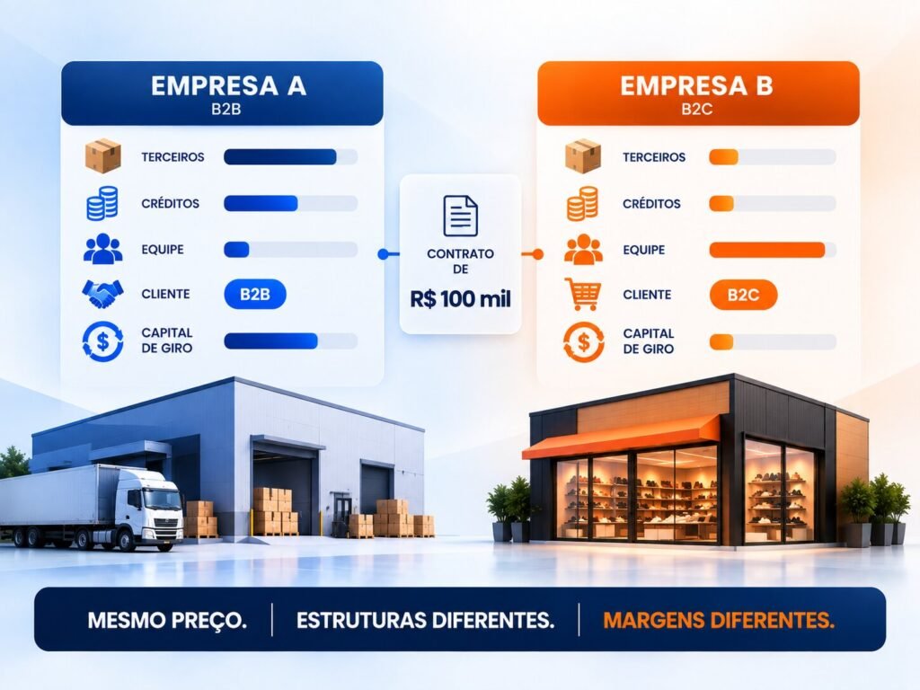 EMPRESA A e EMPRESA B